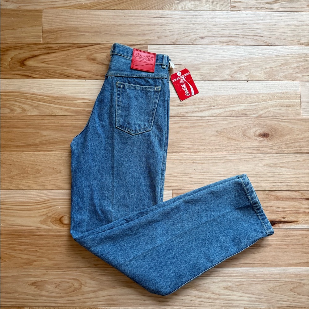 RARE Vintage Coca Cola Mom Jeans 100% Cotton NWT